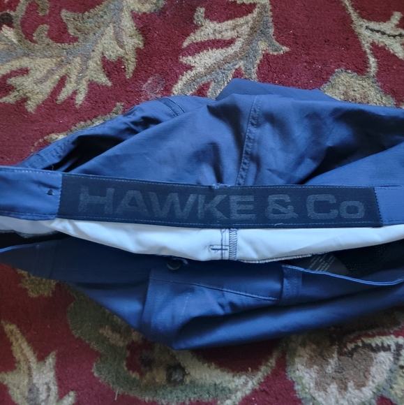 Hawke & Co Men's Blue Flat Front Shorts - Picture 5 of 5